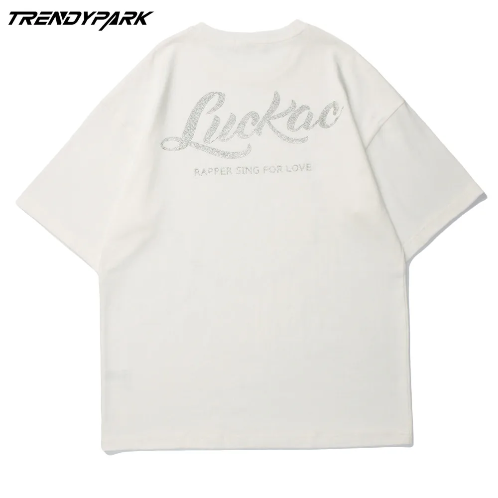 

Men's Diamonds T-shirt 2021 New Summer Short Sleeve Tee Hip Hop Oversized Cotton Casual Harajuku Streetwear Top Tshirts Clothing