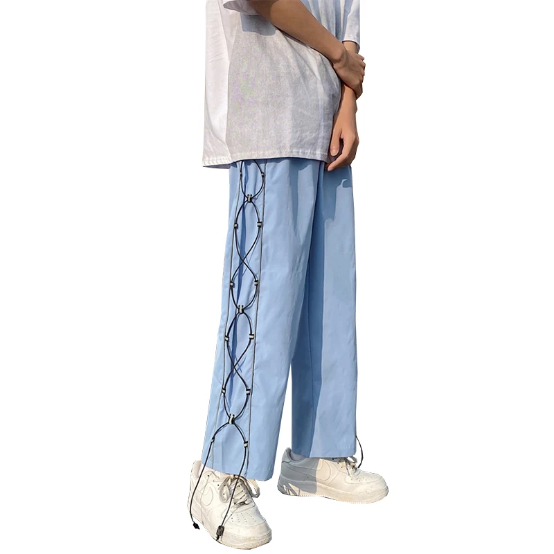 

2021 streetwear men's fashion trend hip-hop casual pants men's sports pants jogging pants nine-point pants Harajuku men's pants