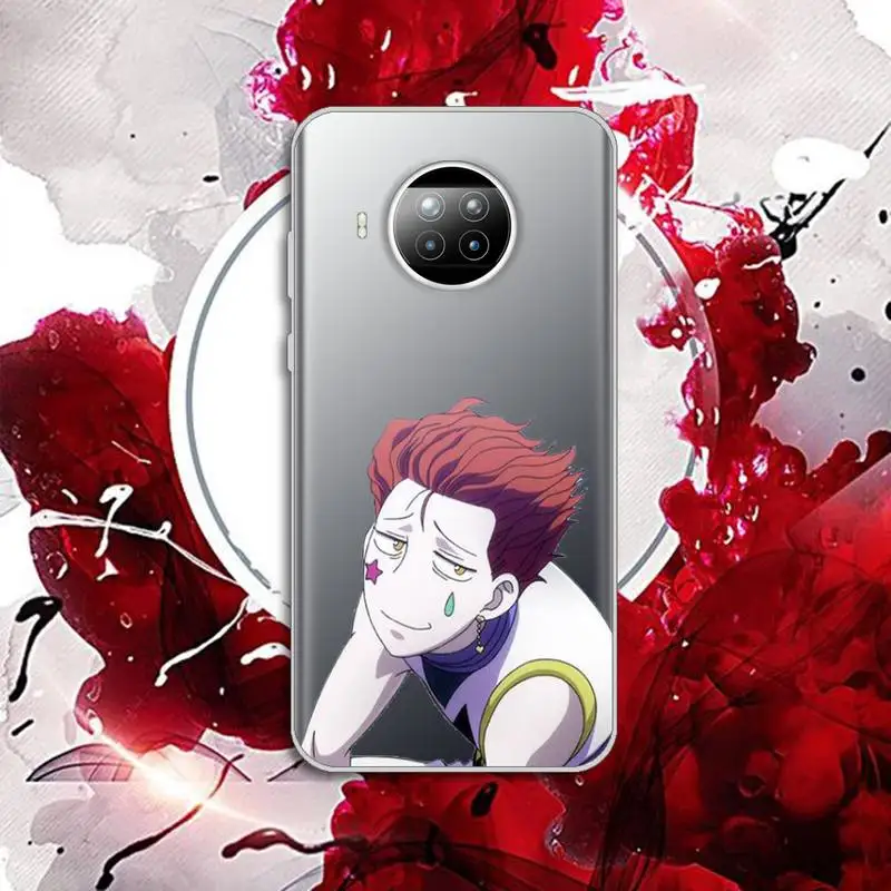 

Hisoka Anime Hunter X hunter Phone Case Transparent for Xiaomi Redmi note 10 t 8 9 pro lite 11