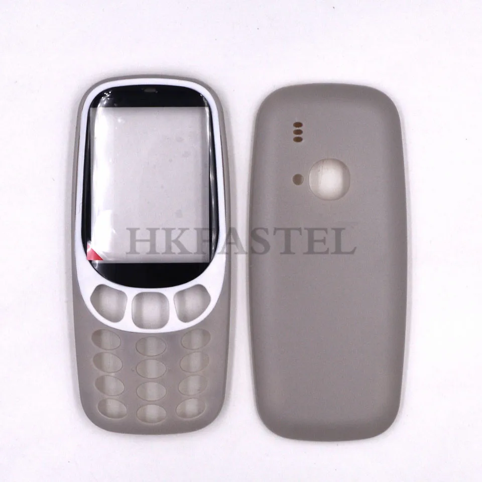 Grey Color HKFASTEL для Nokia 3310 двойная sim-карта высококачественный чехол для мобильного телефона с клавиатурой - Цвет: Grey Color