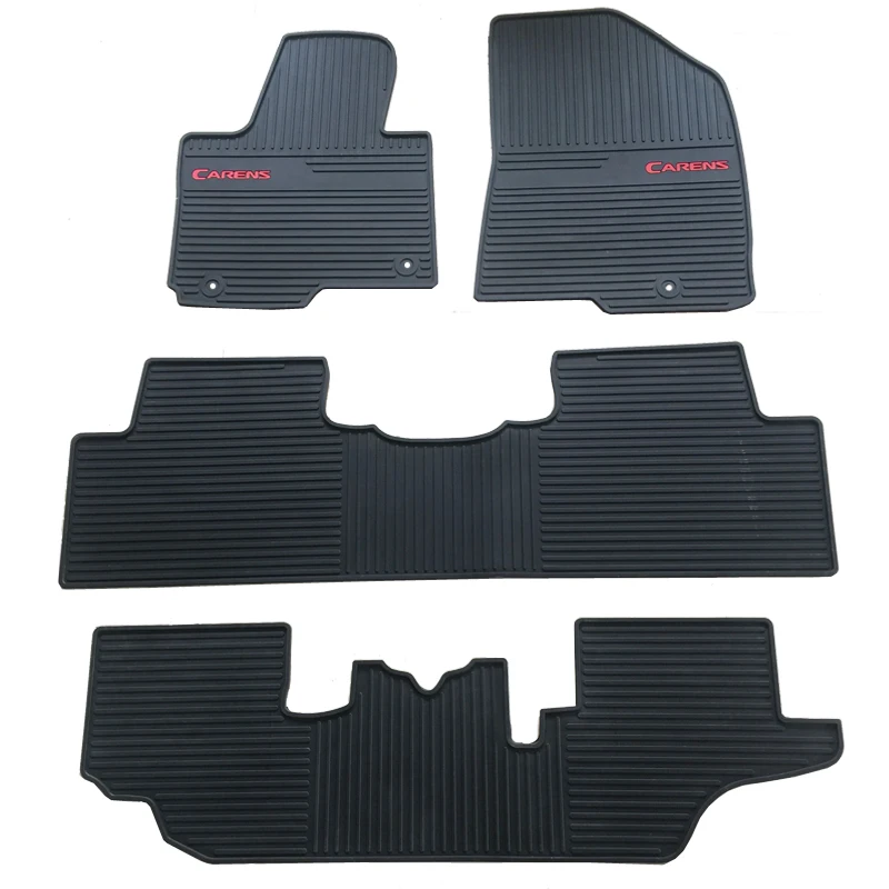 

5/7 Seats Special Car Latex Wear Thickened Environmental Protection Floor Mats for Carens Rubber Carpets Waterproof No Odor