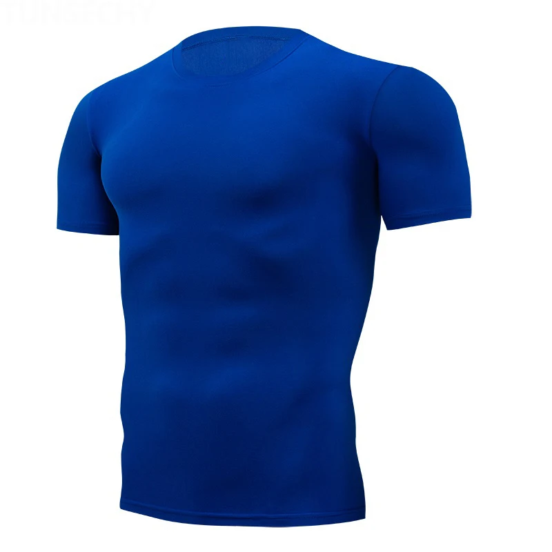 2019 Brand Clothing Men's T Shirt Men Fashion Tshirts Fitness For Male compression tight T-shirt S-4XL Free Shipping | Мужская