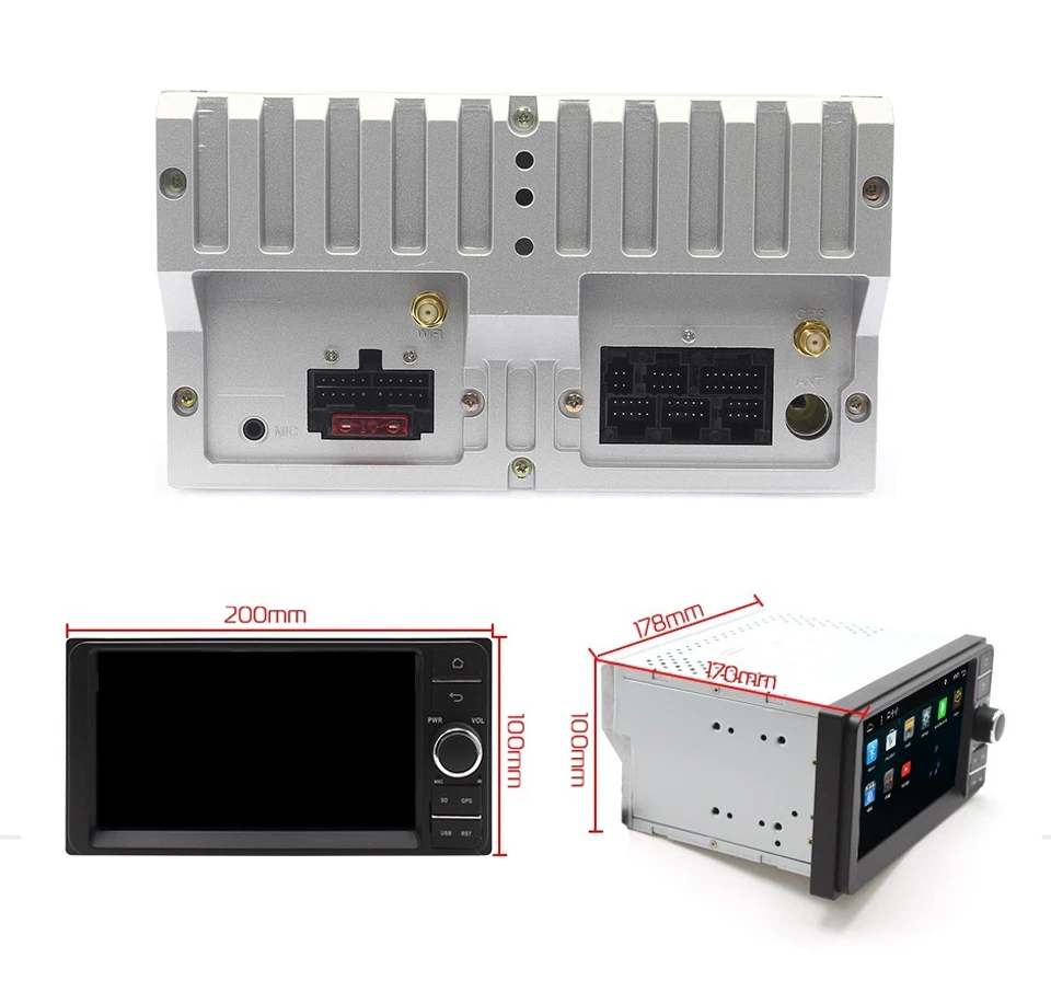 MARUBOX 7A701px5 DSP, 2 Din, 64GB Автомобильный мультимедийный плеер для Toyota Универсальный " дюйм/сек, GPS навигация Bluetooth стерео радио