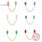 Автоклав 1 шт в виде геометрических фигур творчества простые серьги цепи для Для женщин S925 Стерлинговый Серебряный пирсинг серьги-гвоздики Бижутерия для ушей