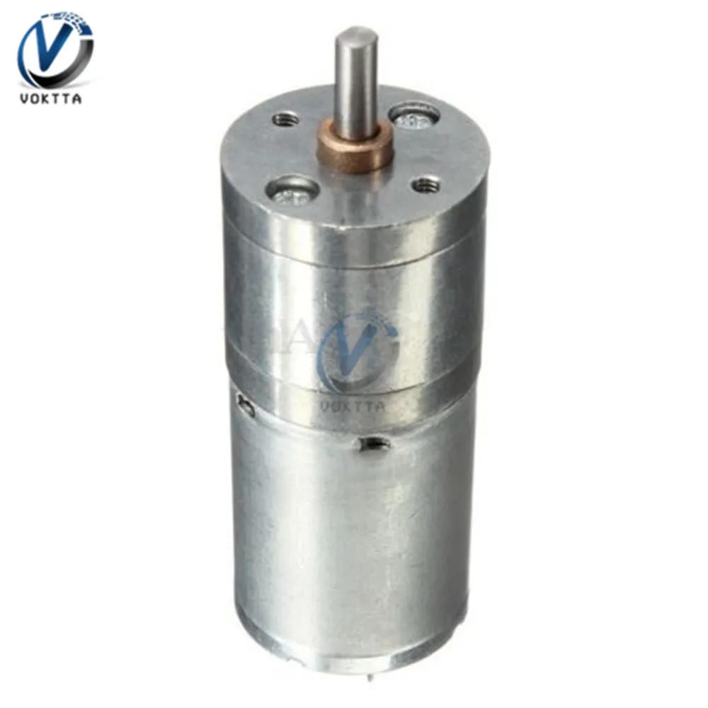 DC Motor Speed Reduction Gear Electric 12V 60RPM Powerful Torque 25mm PWM Regulator Controller Switch | Строительство и ремонт