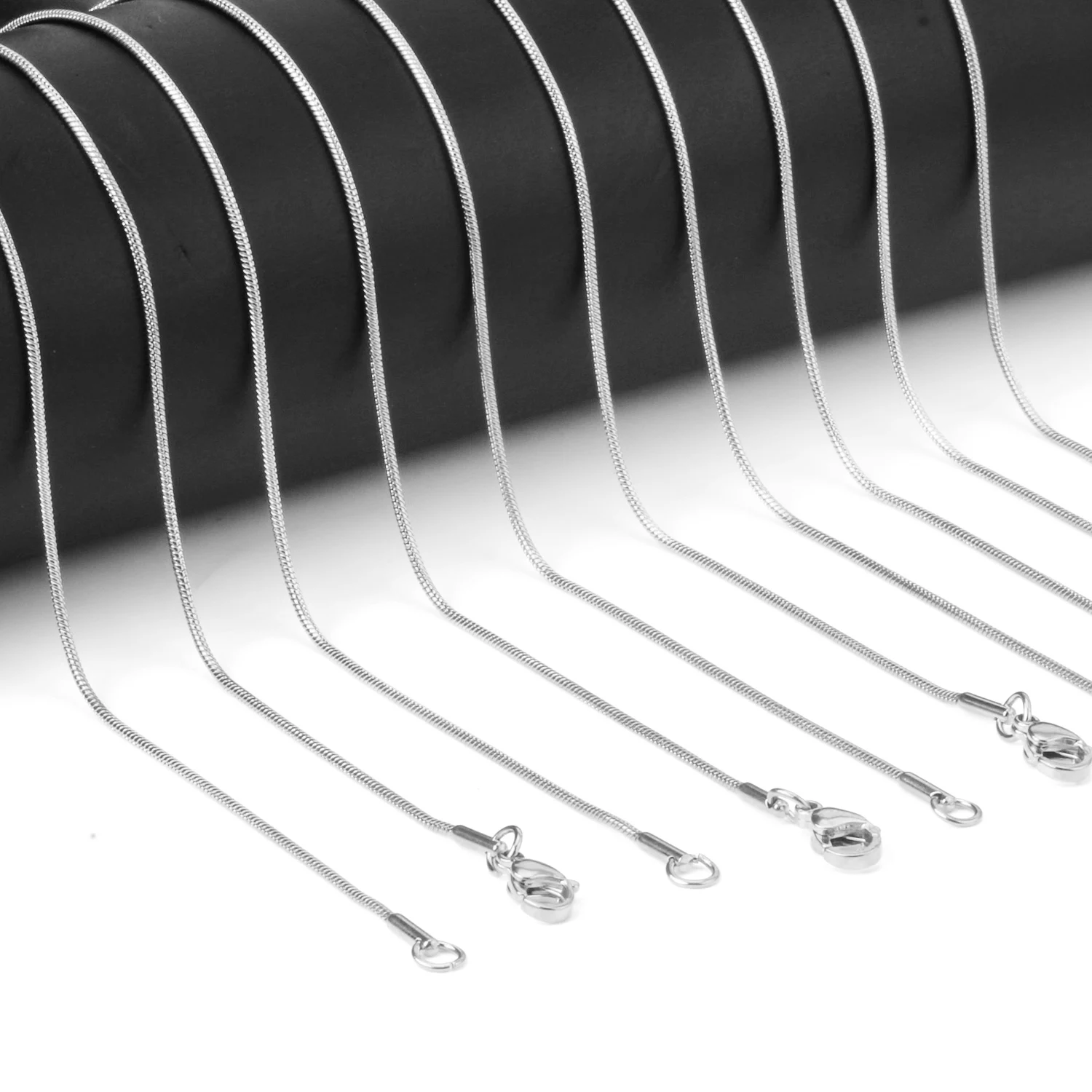 Ожерелье-цепочка из нержавеющей стали ASONSTEEL 10 шт./лот 316L позолоченные ожерелья