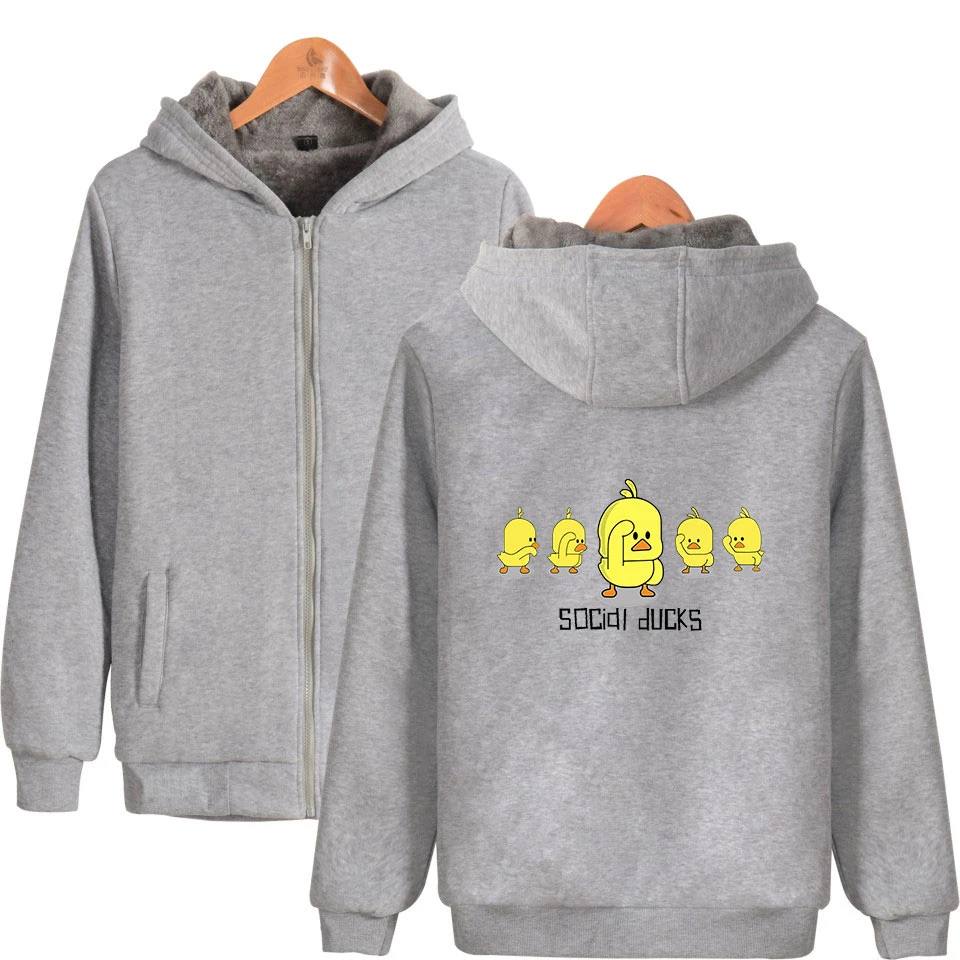 Новинка 2019 горячая распродажа SOCIDL DUCKS Team уплотненные хлопковые парки на молнии