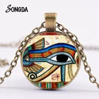 Ожерелье с подвеской глаз могущества богов, с символом Гора, для мужчин и женщин, египетские Украшения