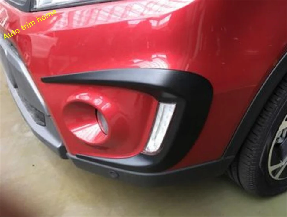 Lapetus Front Fog Lights Lamps Eyelid Eyebrow Protection Scuff Cover Trim For Suzuki Vitara Escudo 2015 - 2018 Auto Accessories |