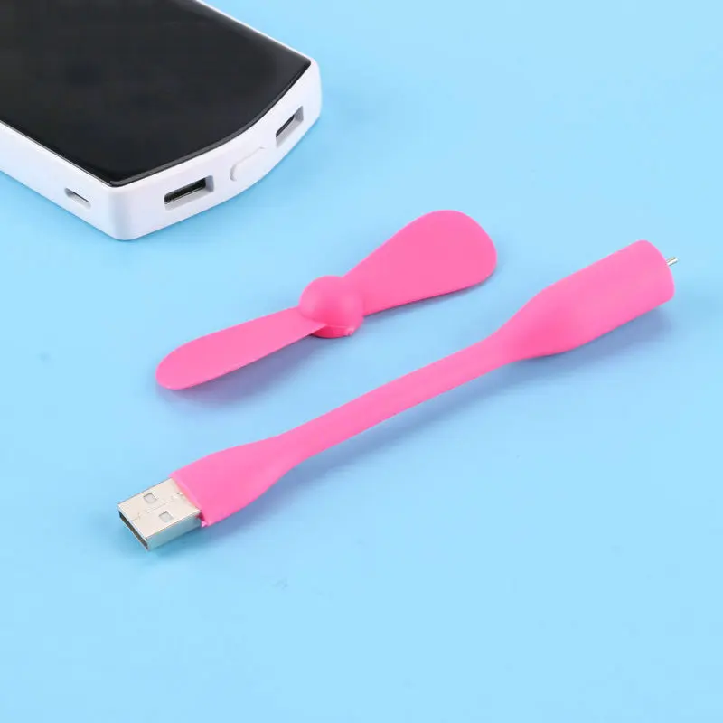 USB портативный мобильный внешний аккумулятор небольшой вентилятор светильник