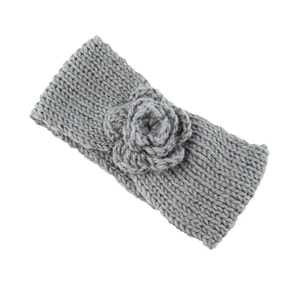 Милые аксессуары для волос малышей однотонная повязка маленьких девочек Теплая