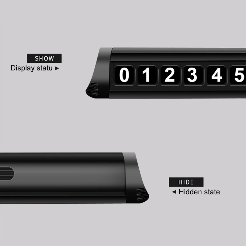 

Car Temporary Stop Sign Temporary Car Parking Card Telephone Number Car Parking Card Stop Phone Number Card Plate Hidden Switch