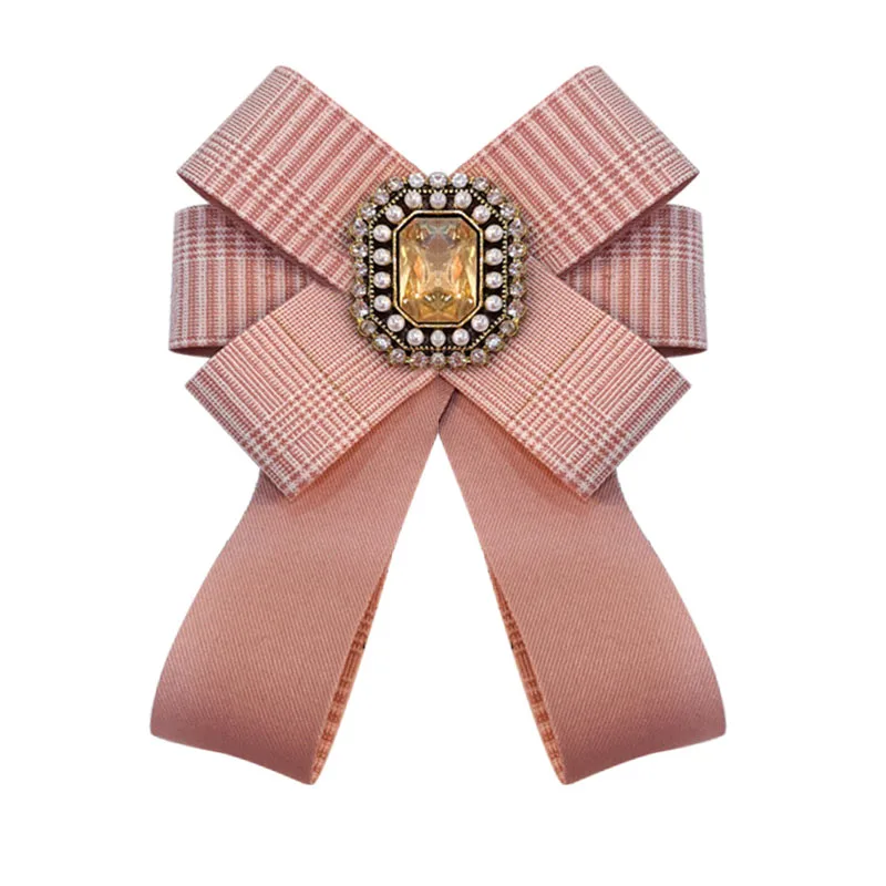 Ткани ручной работы с украшением в виде кристаллов брошь для галстука бабочки