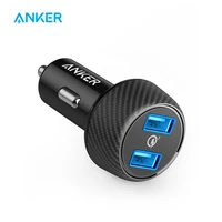 Anker PowerDrive Speed 39W Dual USB Car Charger Quick Charge 3 0 for Galaxy PowerIQ for iPhone 11 Xs XS Max XR X 8 and more