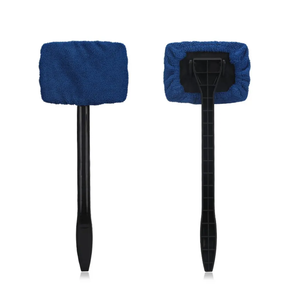 

Car Window Cleaner Brush Kit Windshield Cleaning Wash Tool Inside Interior Auto Glass Wiper With Long Handle Car Accessories