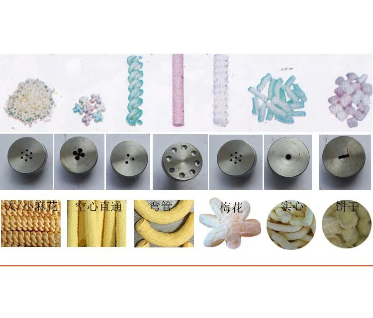 Круглый тип кукурузы риса использова машина для закуски или животных экструдер