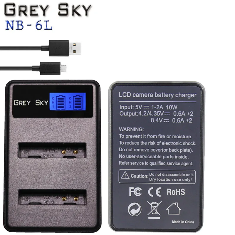 Аккумулятор для камеры NB 6L NB6L NB-6L Canon Power-shot IXUS 310 SX240 SX275 SX280 SX510 SX500 HS 95 D10 D20 D30 1200 мАч |