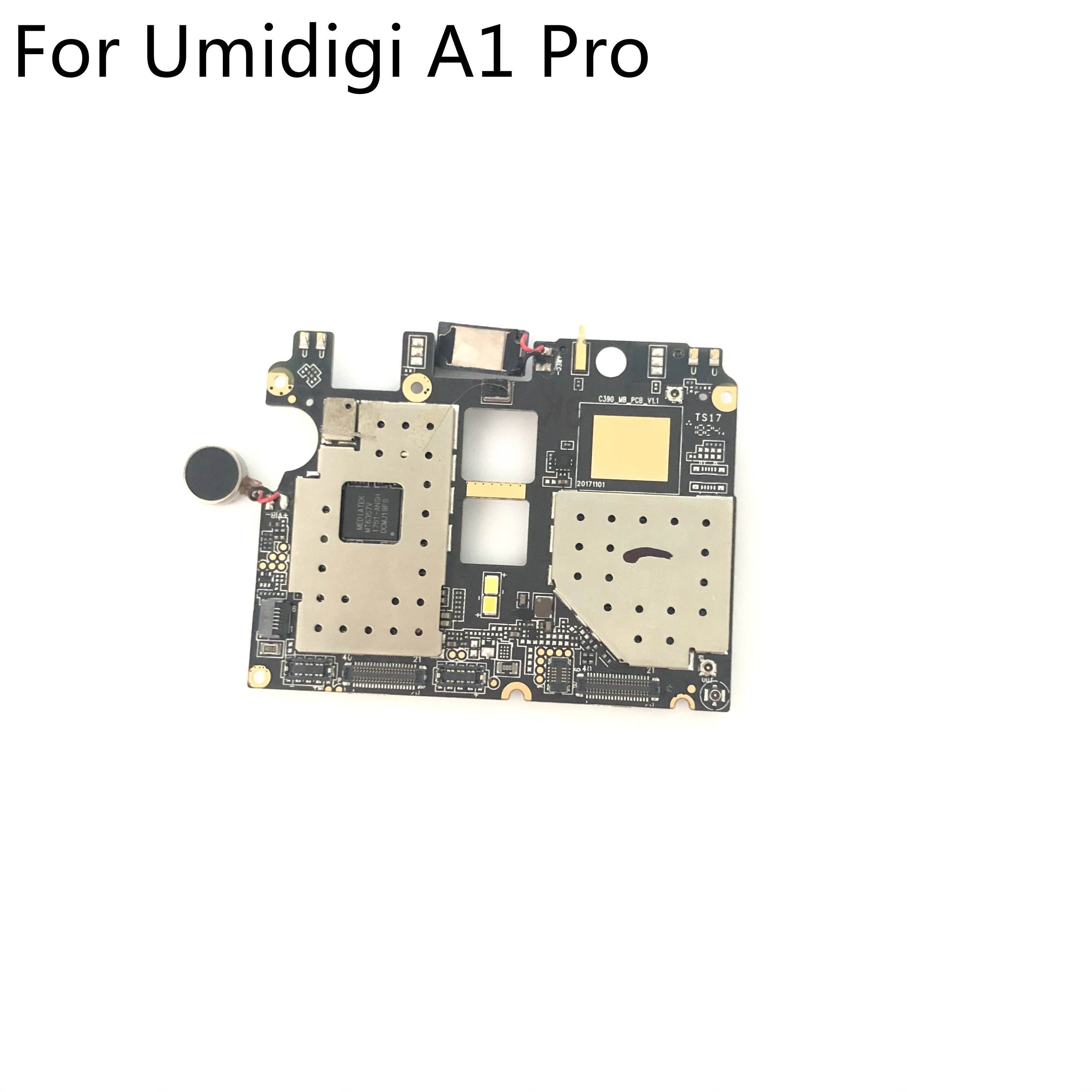 Б/у материнская плата 3G RAM + 16G ROM для Umidigi A1 Pro MTK 6739 четырехъядерный 5 дюймов 18:9