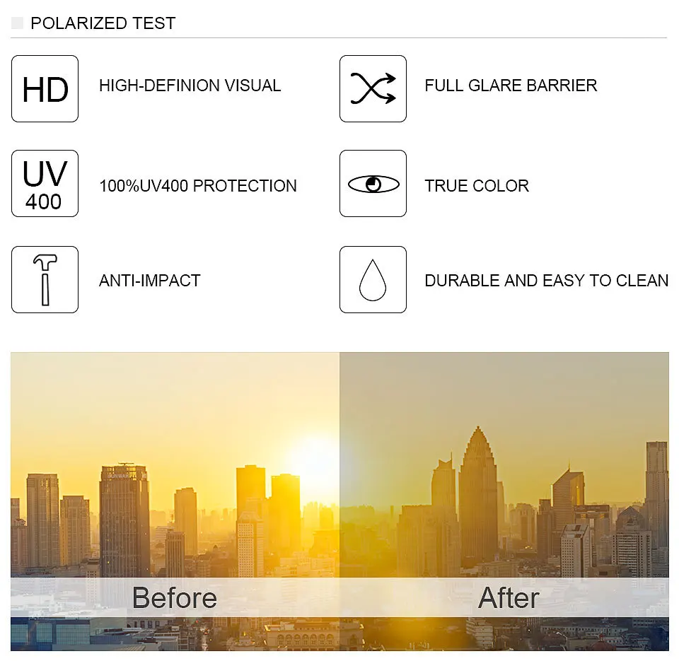 

Skin-friendly Wood Sunglasses For Men HD Polarized UV Protective Goggle Women Vintage Wooden Dark Glasses Eyewear