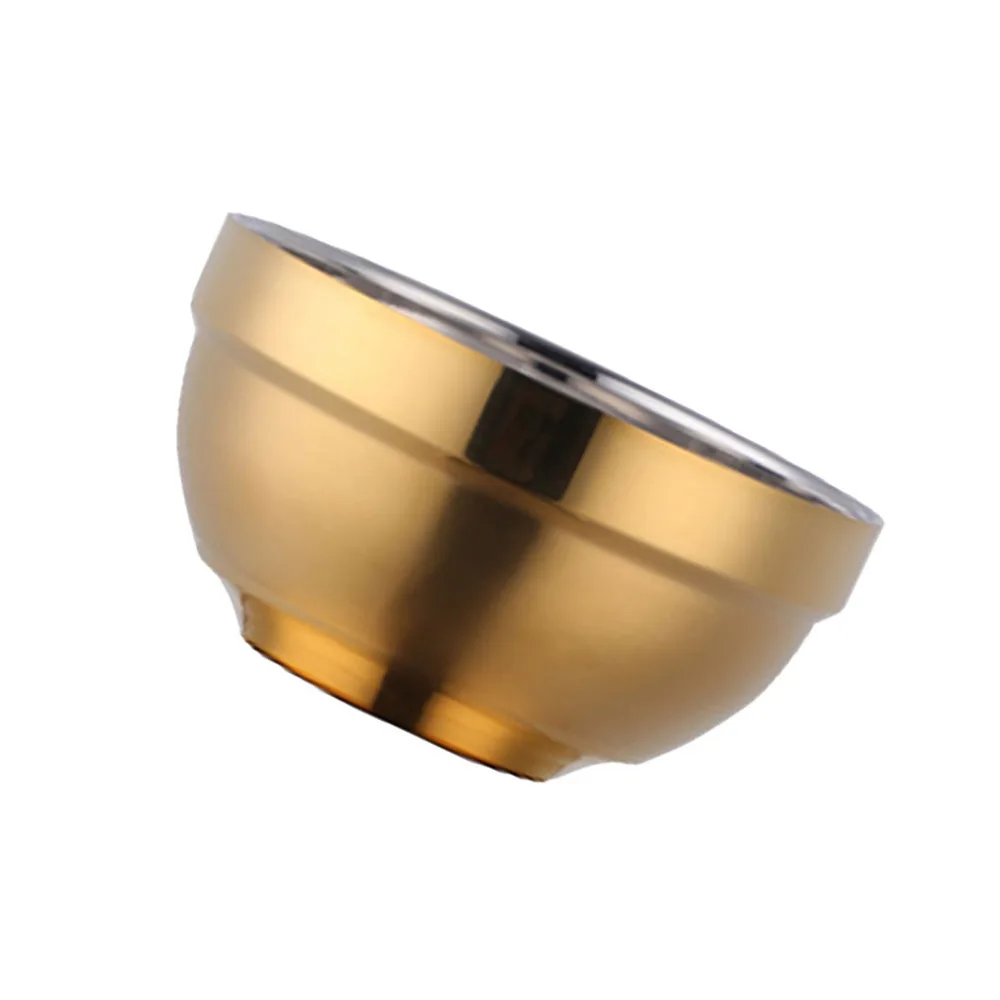 Двухслойная изоляционная чаша из нержавеющей стали домашняя утолщенная для