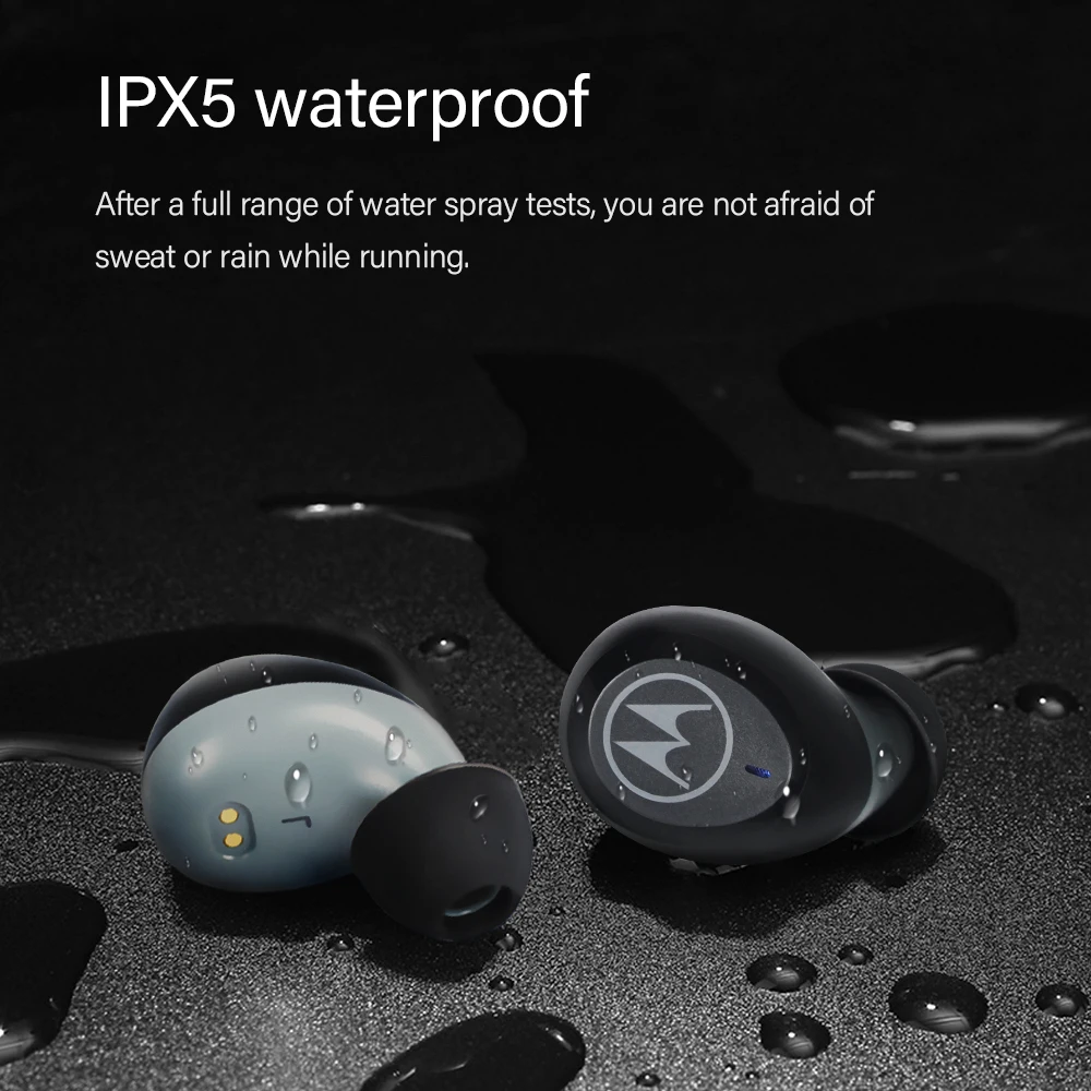 Беспроводные наушники Bluetooth 5 0 настоящие с шумоподавлением Спортивная гарнитура