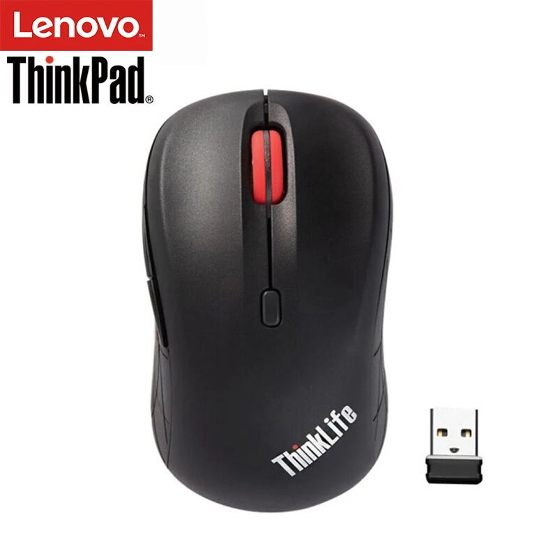 Lenovo ThinkLife WLM200 Беспроводная Бесшумная мышь 2 4 ГГц 1500 точек/дюйм беззвучная для