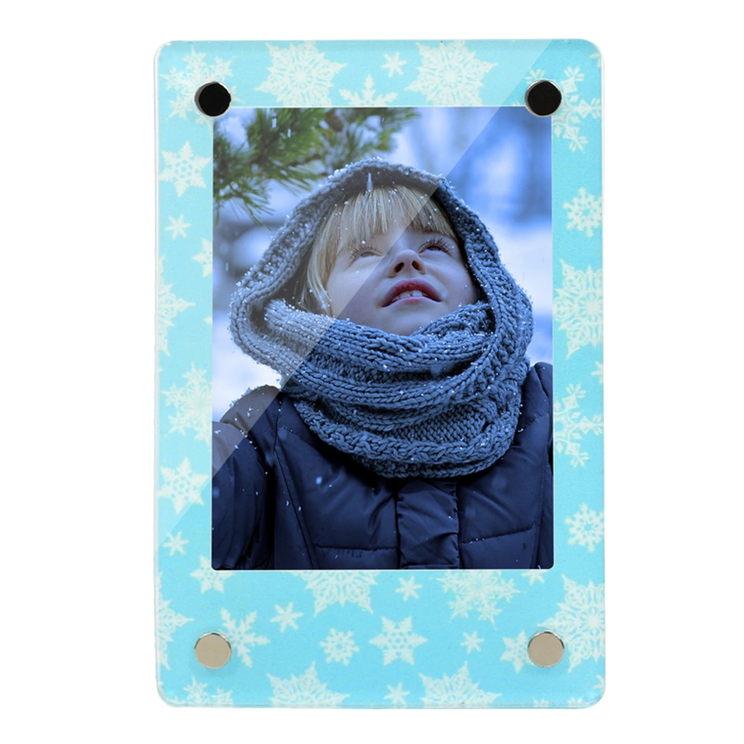 Gosear 3 дюйма Прозрачный Акриловый Холодильник Магнитная фоторамка для Fujifilm Instax Mini