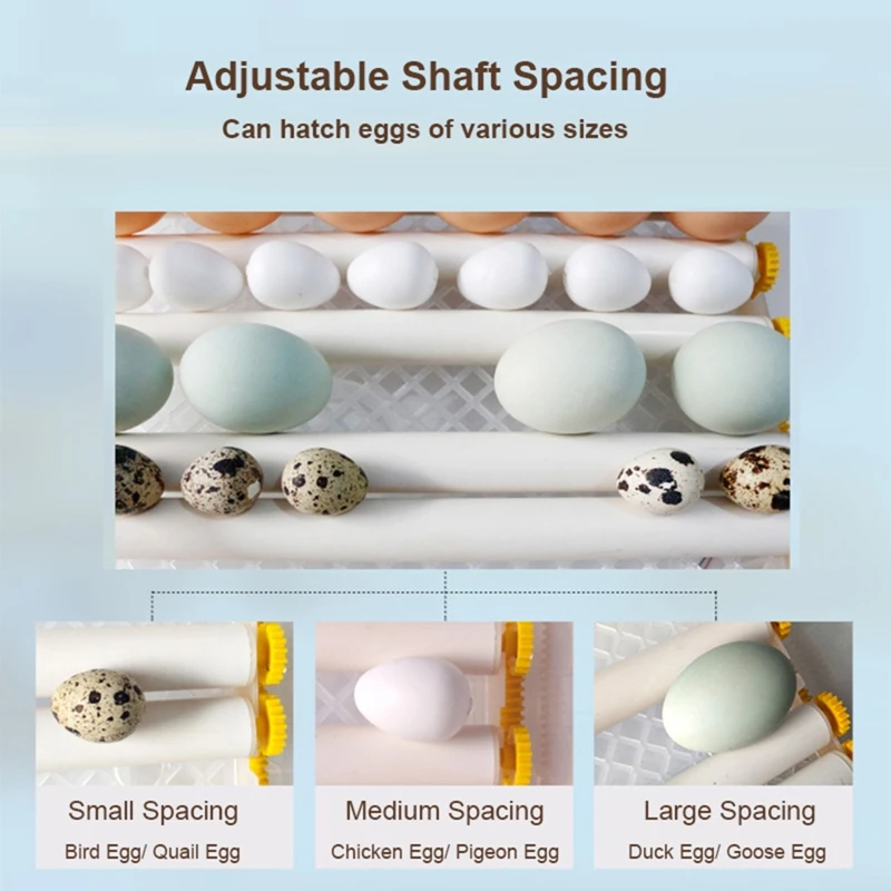 

36 Eggs Incubator Automatic Hatchery Machine Digital Display Humidity Control Birds Brooder Thermostat Birds Brooder