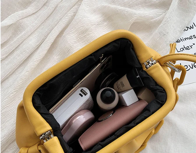 

JONON Candy Color PU Leather Shoulder Simple Bags For Women 2021 Small Crossbody Bag Travel Chain Handbags and Purses