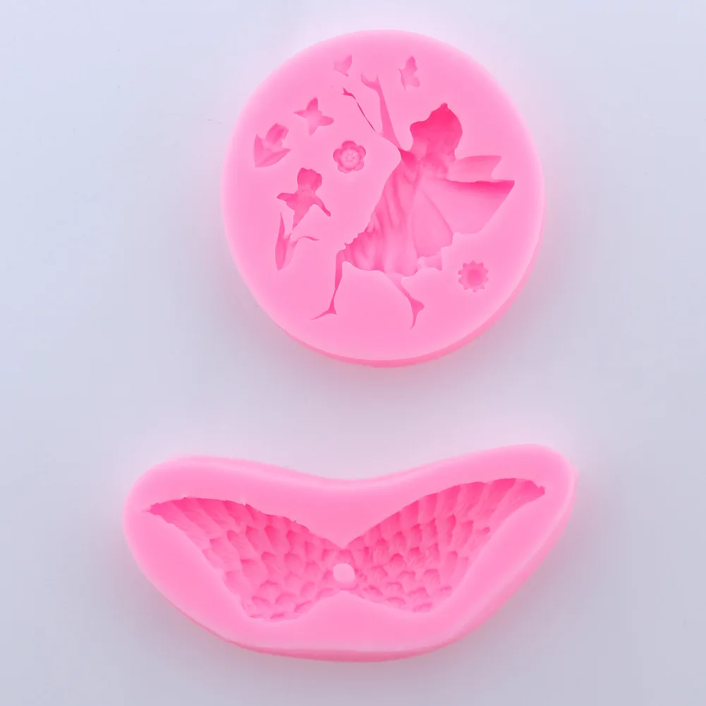 

Angel wings Silicone Mold Fondant Cake Decorating Tools Chocolate Gumpaste Molds, Kitchen Accessories