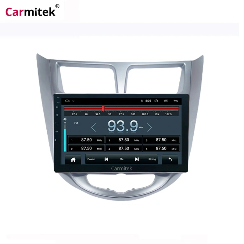 Автомагнитола на Android 8 1 мультимедийный видеоплеер с GPS навигацией для Hyundai Solaris