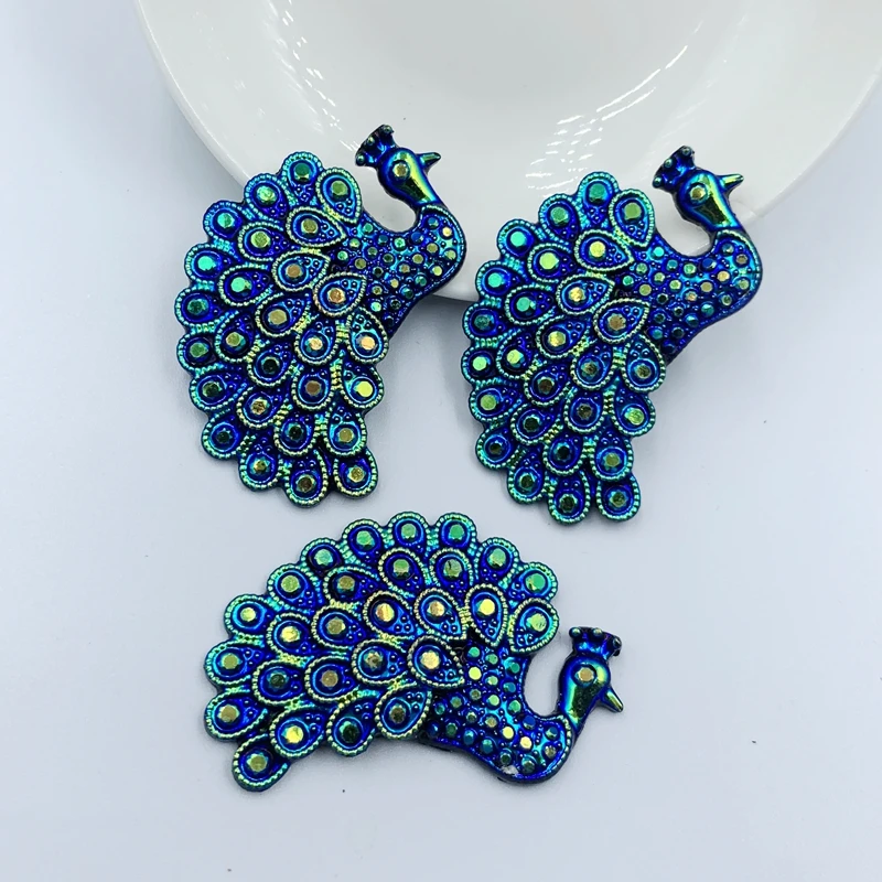 31*47 мм в форме павлина стразы с плоской задней стороны предметы искусства и