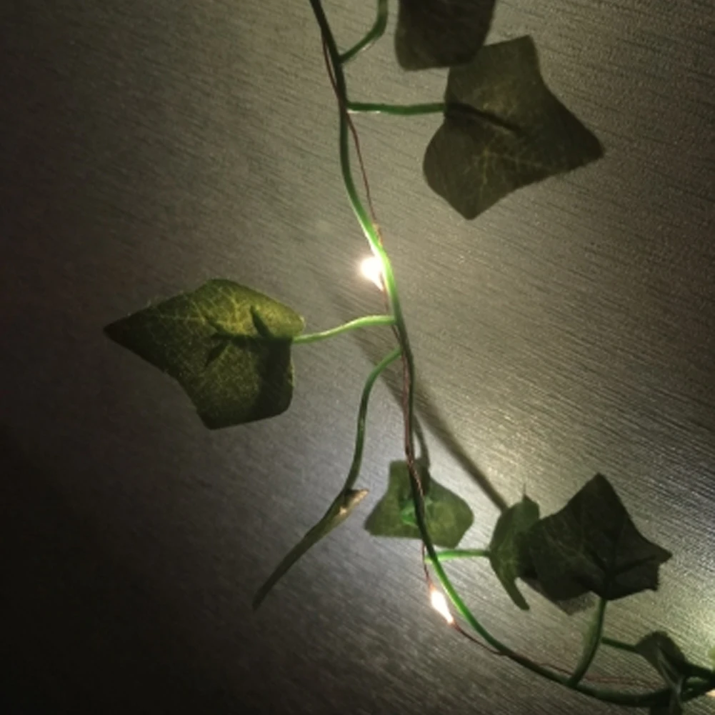

Led Sweet Potato Artificial Leaves Rattan String Lights Home Decoration Light String Simulation Flower Decorative Light String
