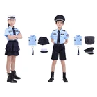 Костюм детский армейский для мальчиков и девочек, роскошный костюм полицейского офицера, на Хэллоуин, карнавал, вечеринку, подарок на день рождения