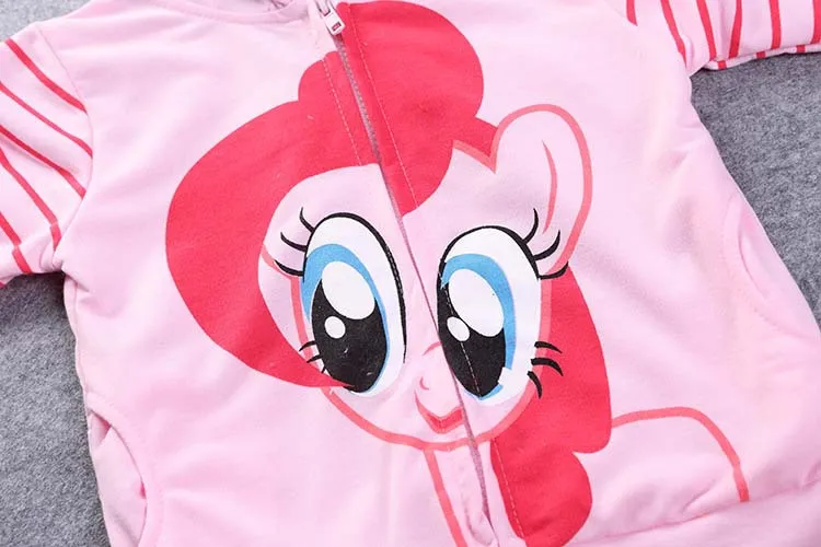 Весенняя Одежда для девочек «My Little Pony», толстовки с капюшоном, куртки, детская верхняя одежда с персонажами из мультфильмов мой детские платья, детские платья, Толстовка для маленьких девочек пальто "синдерелла"