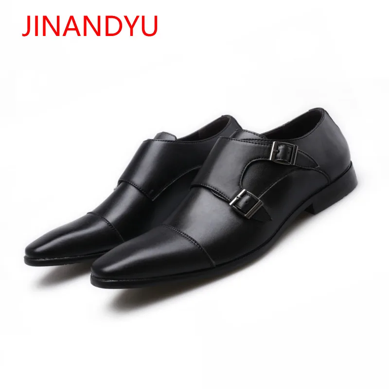 Size39-48 модные туфли с пряжкой Мужские модельные Лоферы обувь для мужчин