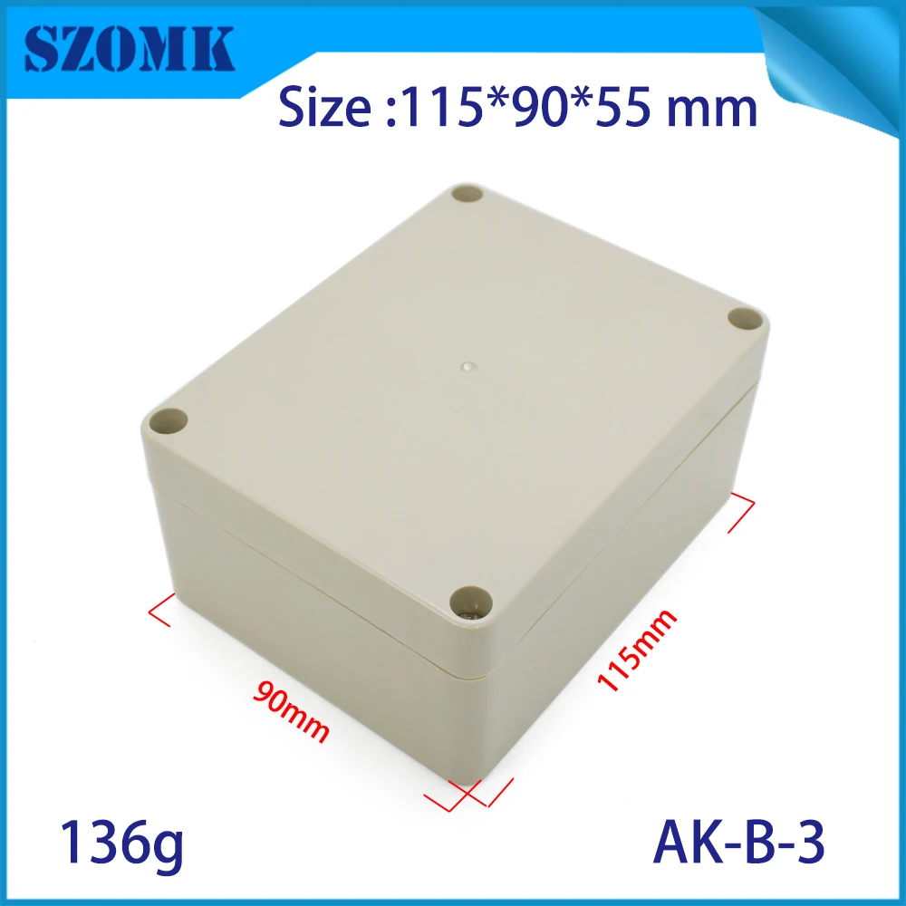 4 шт. пластиковые корпуса для электроники 115 х90х55 мм