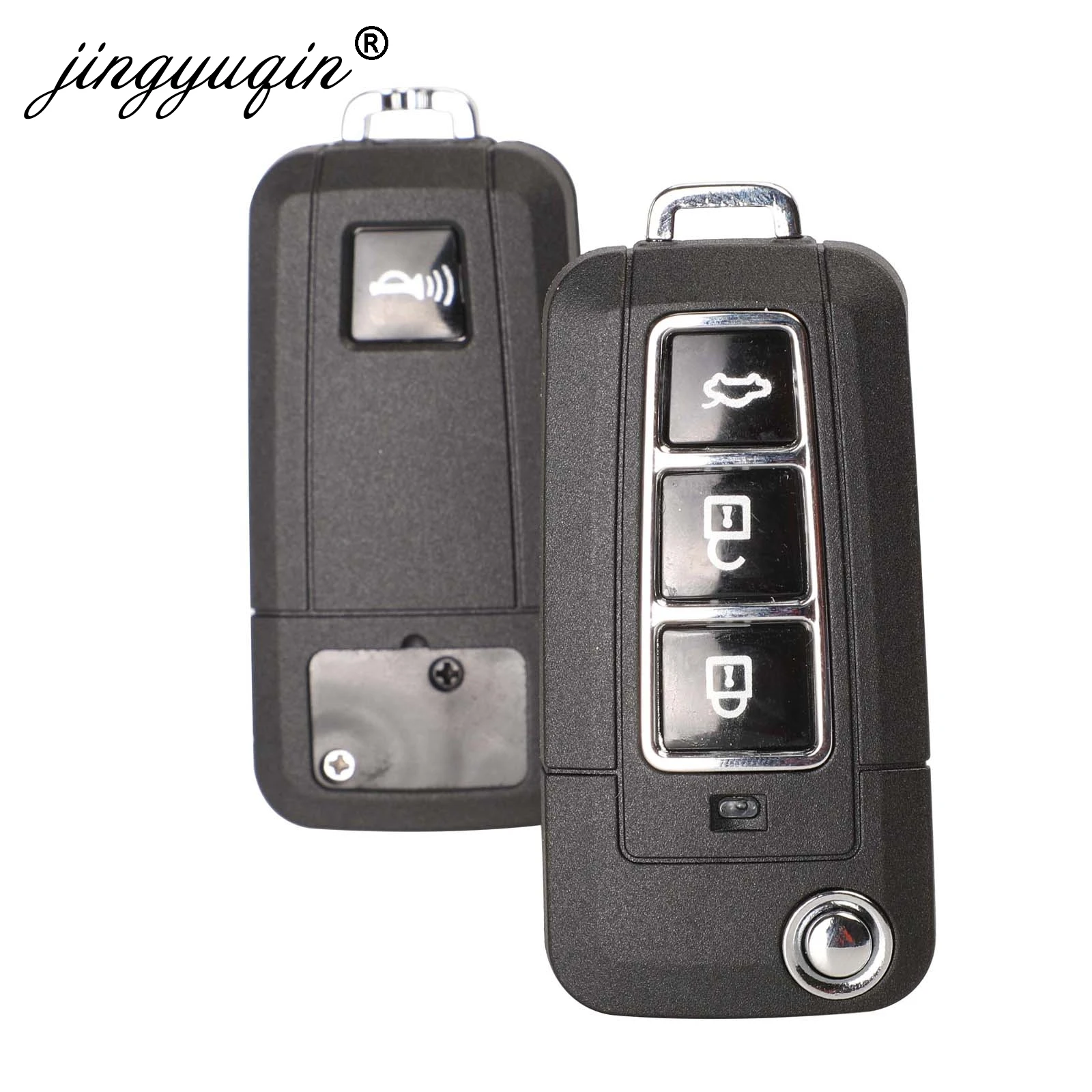 Чехол для ключа jingyuqin 2/3B HYUNDAI Tucson Old Elantra 2003 Santa Fe/NF Eagle townan без держателя