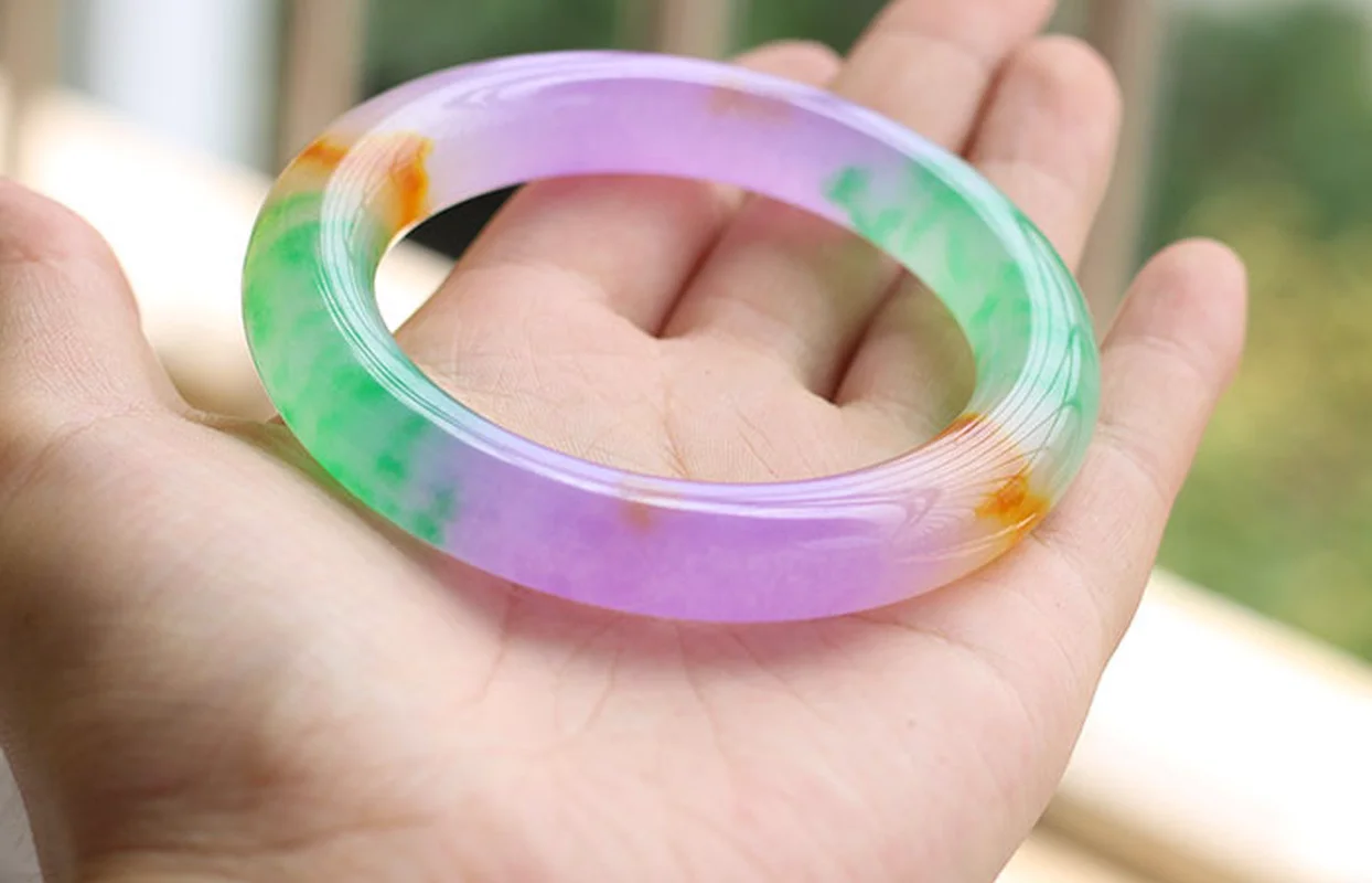 

Natural Jade Colors Bangle Bracelet Hand-Carved Charm Jewelry Fashion Accessories for Men Women Accessories Bangles 58-62mm