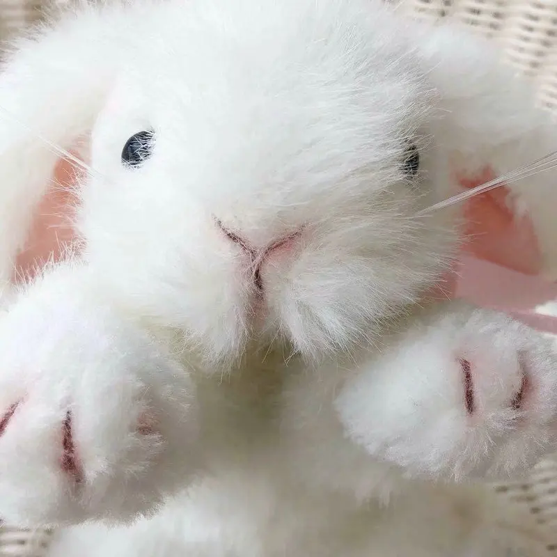 

High Level Quality Plush Rabbit Stuffed Animal Bunny Toy Simulation Baby Dolls For Kids Gift Children Home Decor LWJ
