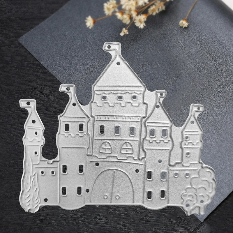 

Castle Metal Cutting Dies Stencil Scrapbooking DIY Album Stamp Paper Card Mold