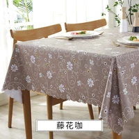 pvc transparent tablecloth cartoon waterproof oilproof mesa flexible plastic table protector soft liquid table cover for table