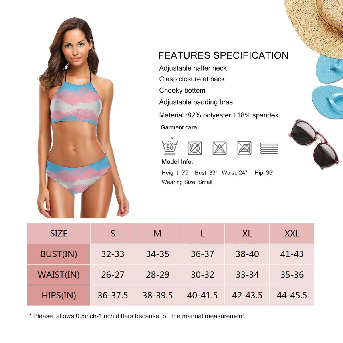 

Bikinis Transgender Ornamental Flag Exotic 2021 Women Swimsuit Low Waist Swimwear R333 Women bathing suit SwimSuit