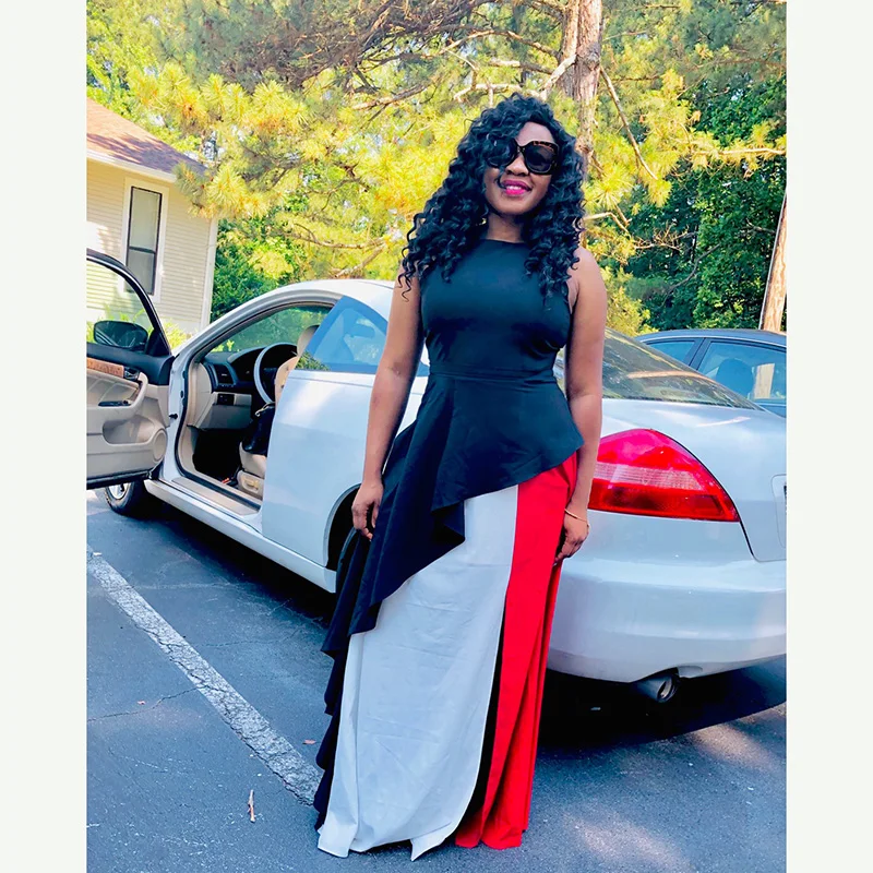 Женские новые летние Вечерние черные элегантное платье Макси сексуальные