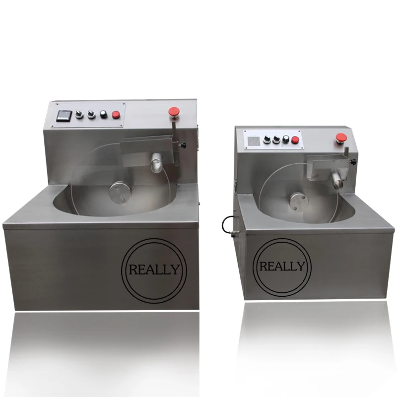 

15kg Capacity Chocolate Tempering Machine Melting Black White Chocolate Wafers Chips Stainless Steel Furnace Equipment