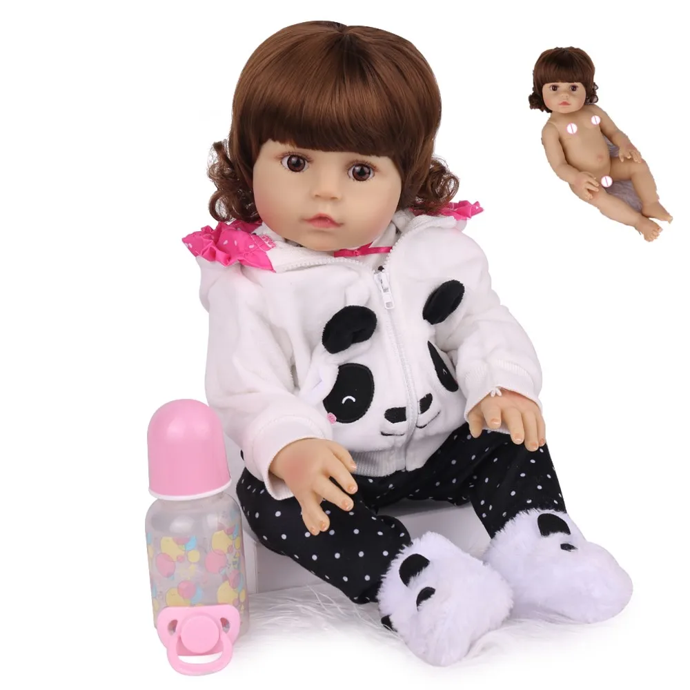 18 inc. Reborn Baby Dolls куклы для всего тела Vinly Girl милые мягкие реалистичные ручной работы