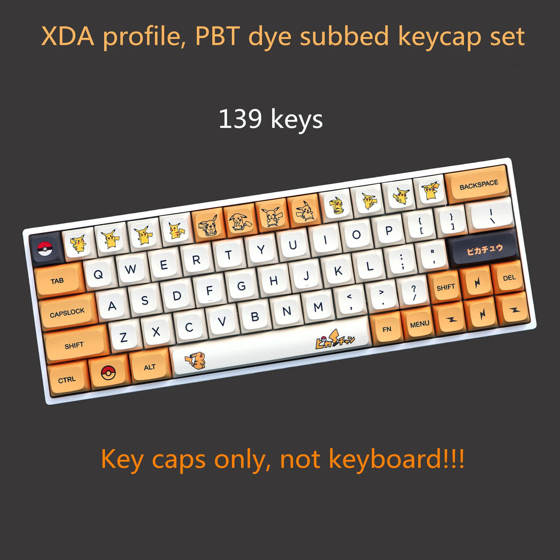 

139 клавиш/комплект, колпачки для механической клавиатуры MX Switch
