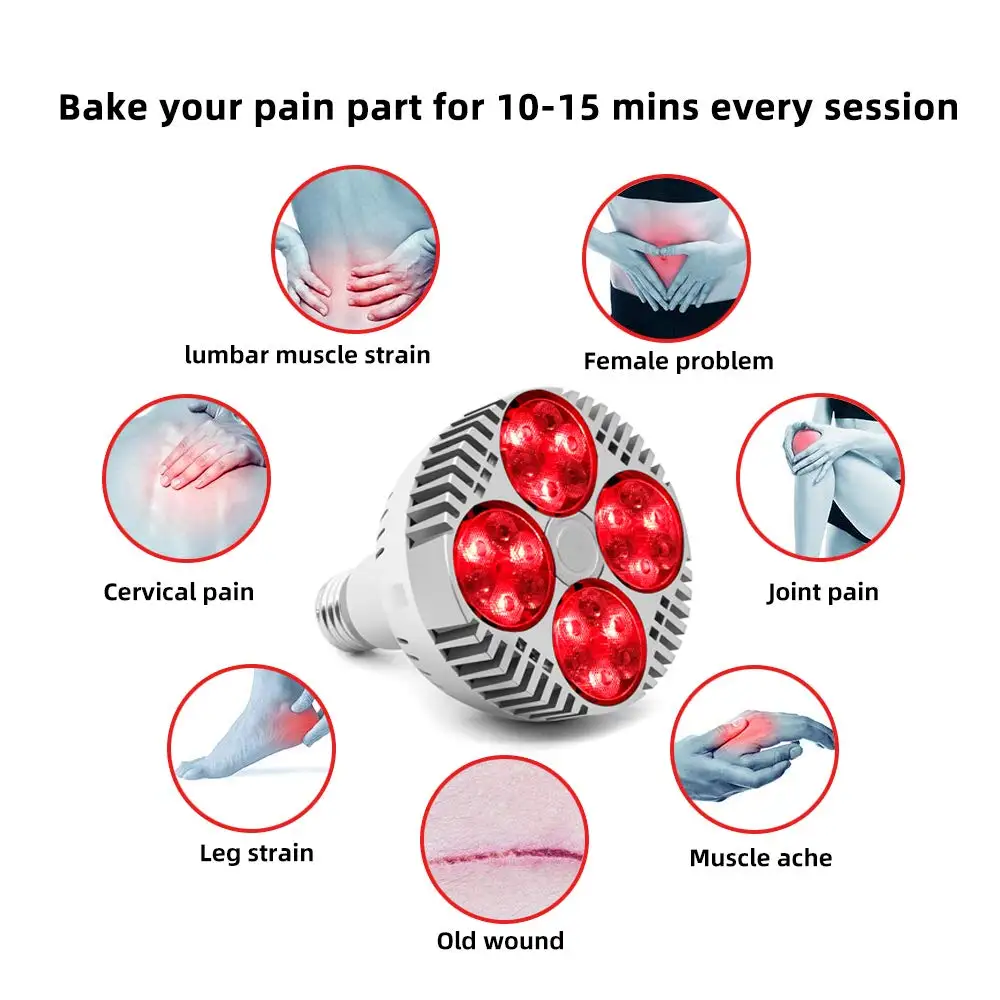 Светодиодсветильник лампа для выращивания растений цоколь Е27 48 Вт насыщенный