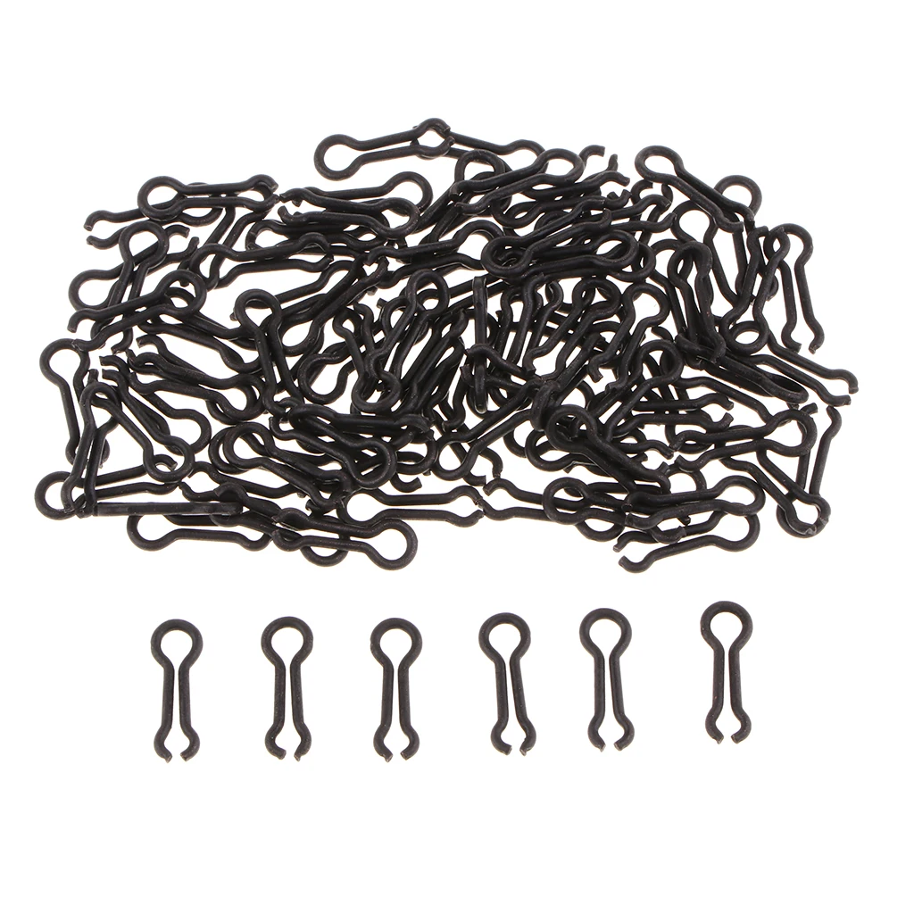 100 шт. Нержавеющая сталь Do It пресс форм петли грузило высокое качество глазами