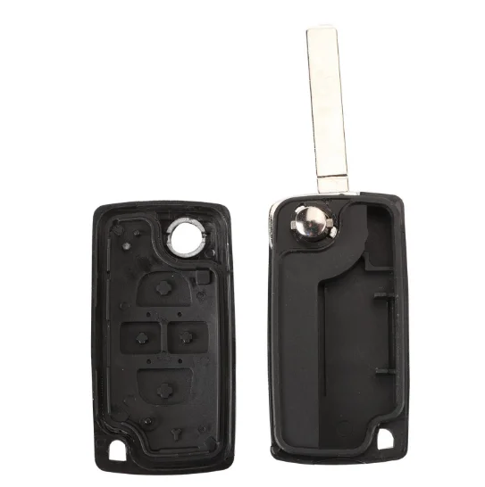 XZCFOR 4 кнопочный флип брелок для пульта дистанционного управления чехол Peugeot 1007